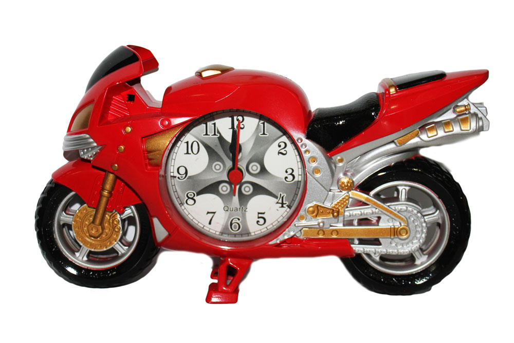 PF169F Часы настольные мотоцикл от магазина "Альянс Декор"