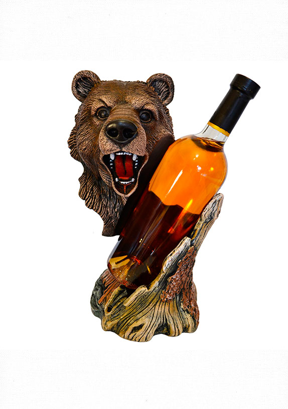 36158 Сувенир-подставка для бутылки Медведь №7 от магазина "Альянс Декор"