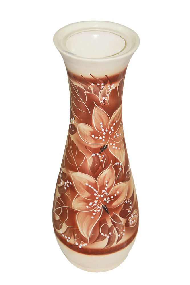 16573 Напольная ваза Осень, цветы, жемчуг  от магазина "Альянс Декор"