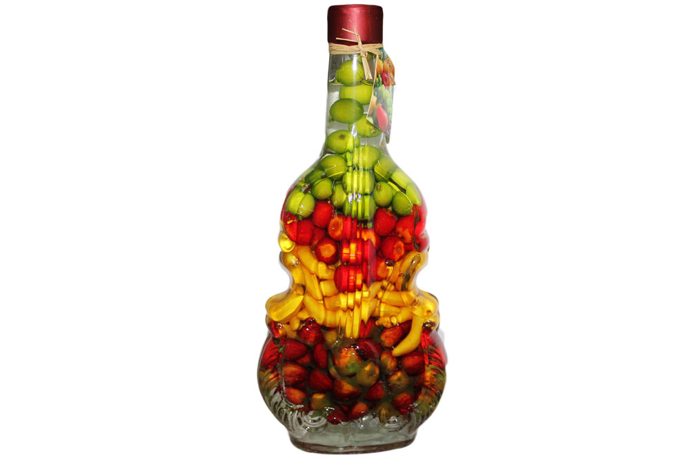 О41 Овощи искусственные в бутыле