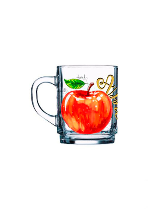 1335 Кружка для чая Полезное яблоко от магазина "Альянс Декор"