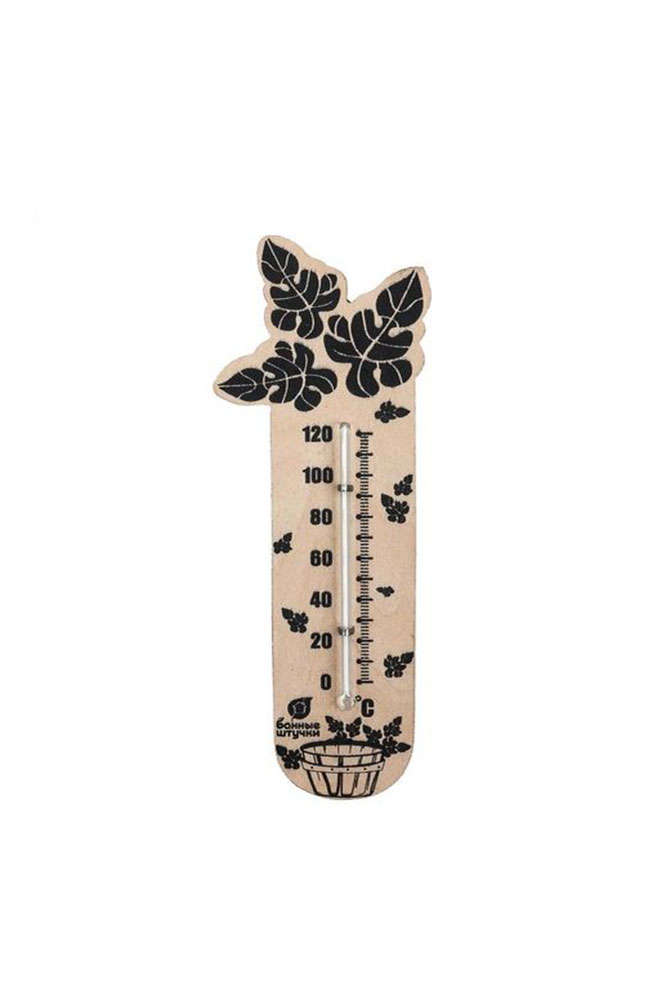 18050 Термометр "Банный веник" 17,5*4 см для бани и сауны от магазина "Альянс Декор"