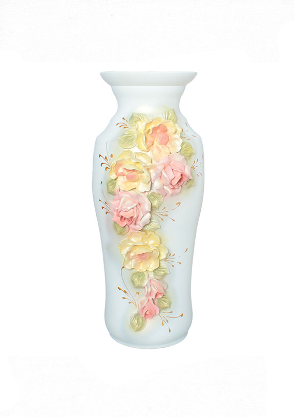 27621 Напольная ваза Весна, акрил, цветная лепка от магазина "Альянс Декор"