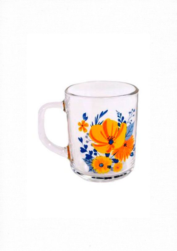 1335 Кружка для чая Солнечные цветы микс от магазина "Альянс Декор"
