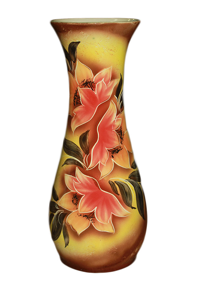 16574 Напольная ваза Осень, художка, цветы от магазина "Альянс Декор"