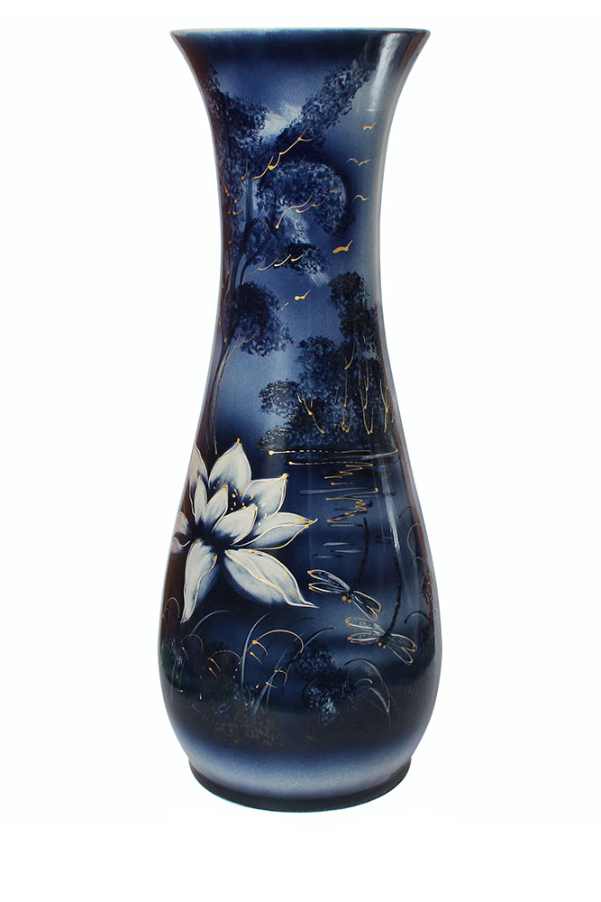 10405 Напольная ваза Осень кобал от магазина "Альянс Декор"