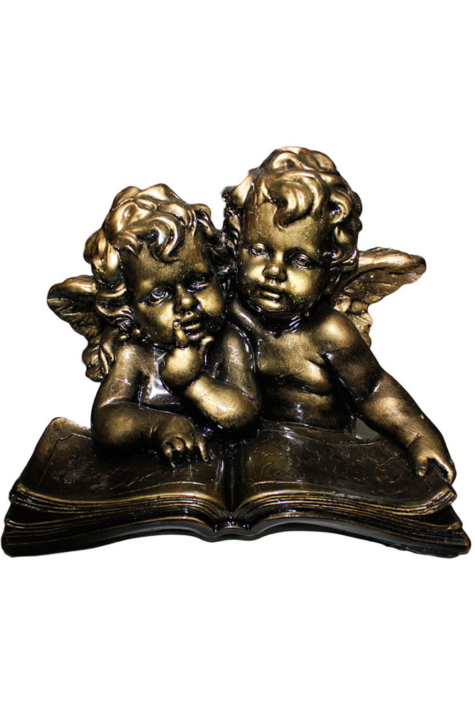 Два ангела с книгой(бронза) 220*270мм