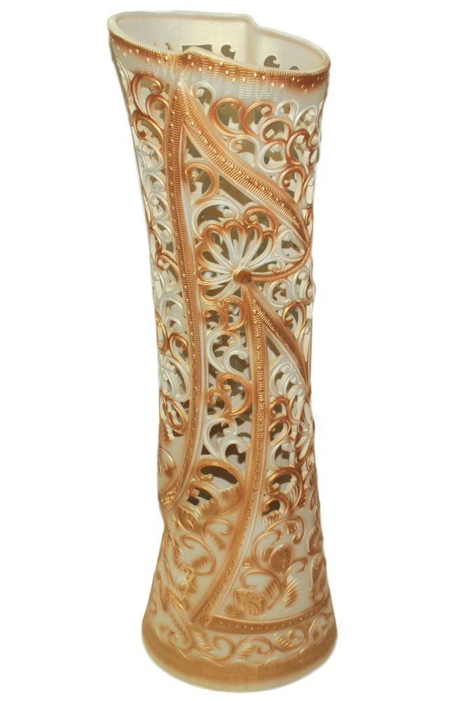 14633 Напольная ваза Лилия золото от магазина "Альянс Декор"