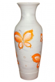 7406 Напольная ваза Бабочки Роксана 450мм от магазина "Альянс Декор"