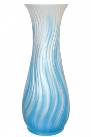 29332 Напольная ваза Осень бело-голубая от магазина "Альянс Декор"