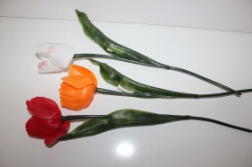 03505 Цветок Тюльпан пластмассовый от магазина "Альянс Декор"
