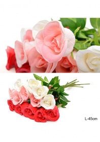 2 Цветок искусственный Роза 45 см от магазина "Альянс Декор"
