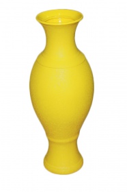 22663 Напольная ваза Юлия,кожа,желтая от магазина "Альянс Декор"