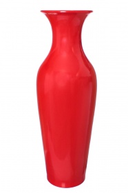 27046 Напольная ваза Амфора, красная, глянец  от магазина "Альянс Декор"